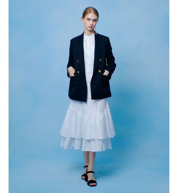 LOULOU WILLOUGHBY「【LOULOU WILLOUGHBY】ポリドビーダブルジャケット」|テーラードジャケット|