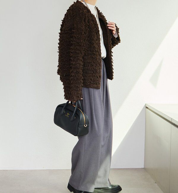  「ループフリンジニットカーディガン」|カーディガン|