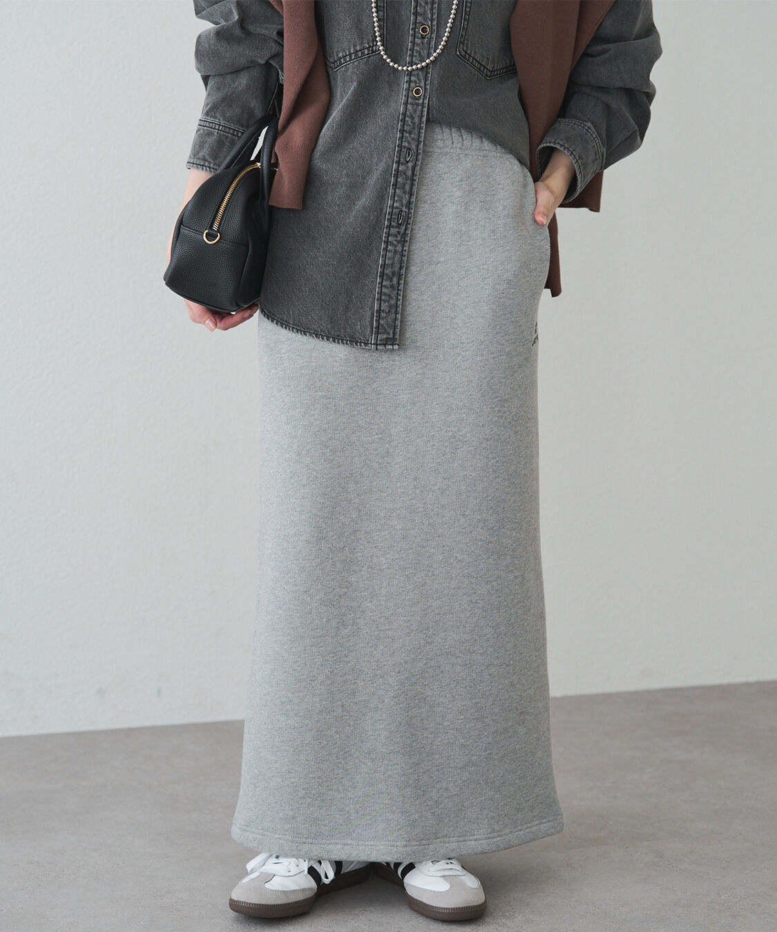  「裏ボアスウェットスカート」|スカート|
