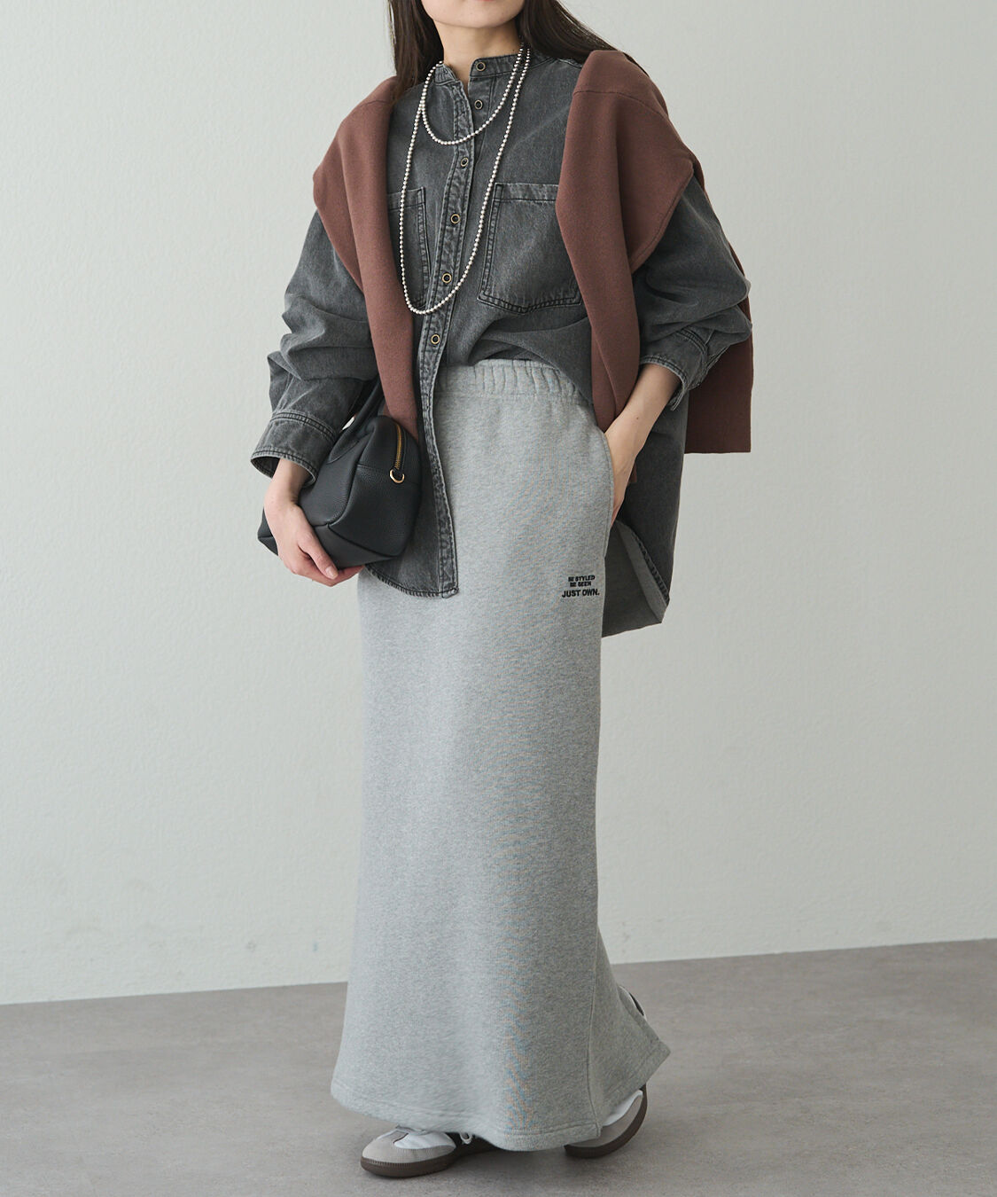  「裏ボアスウェットスカート」|スカート|