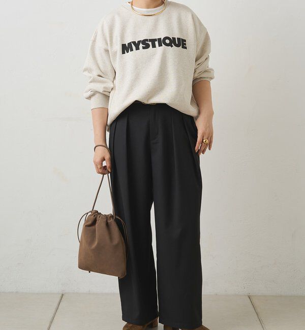  「レイヤード風スウェット」|プルオーバー|