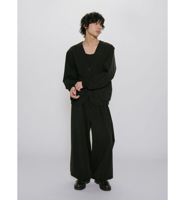 MIDIUMISOLID「MIDIUMISOLID Men&rsquo;s コンプレッションイージーパンツ」|その他|ブラック