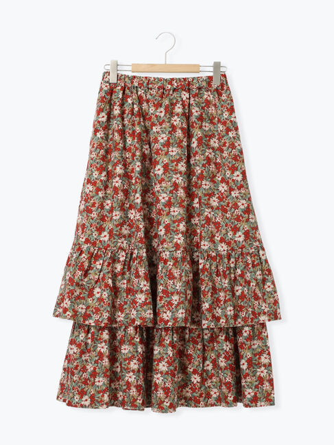 Samansa Mos2「柄アソート裾重ねスカート」|スカート|