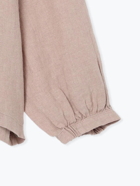 Samansa Mos2「【Slow linen】柄アソートフリルブラウス」|シャツ・ブラウス|