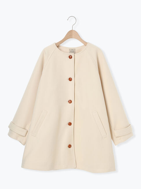 Samansa Mos2「ウーリーライクミドル丈クルーネックコート」|その他|