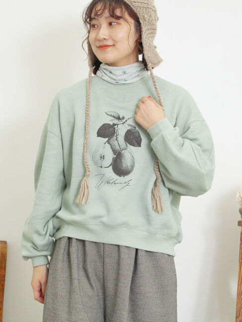 Samansa Mos2「柄アソートプリントスウェット」|Tシャツ・カットソー|