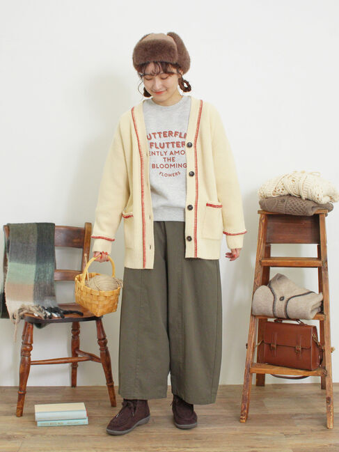 Samansa Mos2「柄アソートプリントスウェット」|Tシャツ・カットソー|