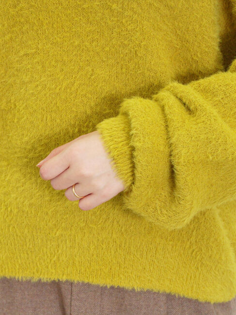 Samansa Mos2「◎シャギーキーネックニット」|ニット・セーター|