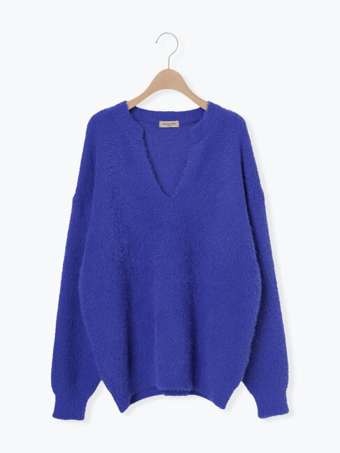 Samansa Mos2「◎シャギーキーネックニット」|ニット・セーター|