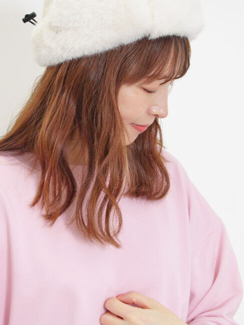 Samansa Mos2「◎ショート丈スウェット」|Tシャツ・カットソー|