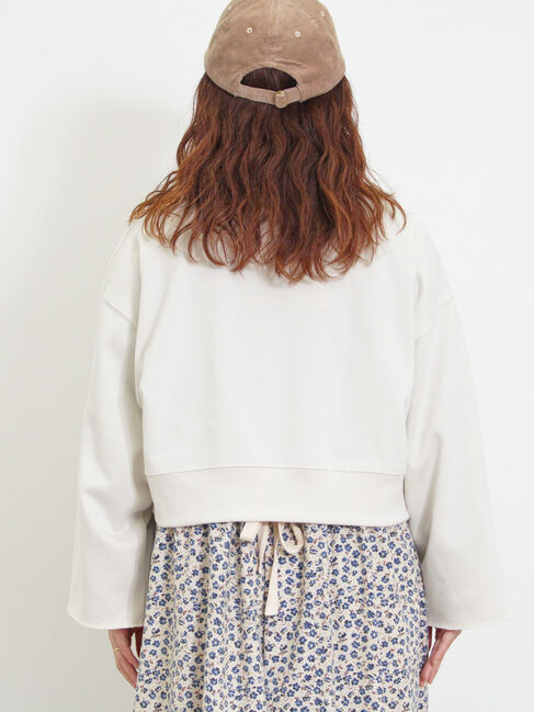 Samansa Mos2「◎ショート丈スウェット」|Tシャツ・カットソー|