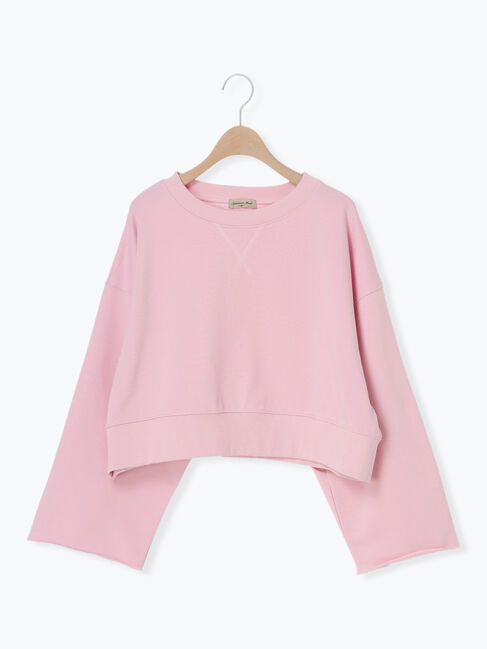 Samansa Mos2「◎ショート丈スウェット」|Tシャツ・カットソー|