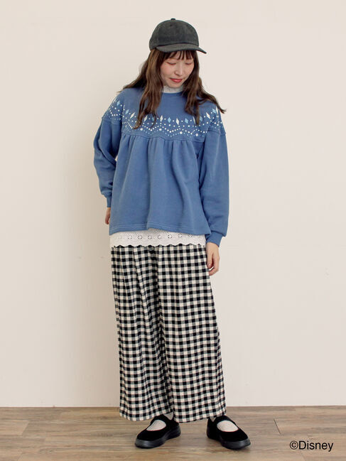 Samansa Mos2「【Disney】アナと雪の女王/柄プリントスウェット」|Tシャツ・カットソー|