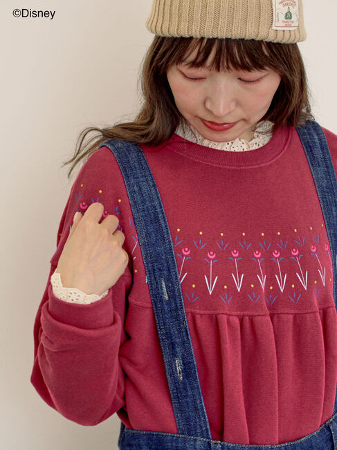 Samansa Mos2「【Disney】アナと雪の女王/柄プリントスウェット」|Tシャツ・カットソー|