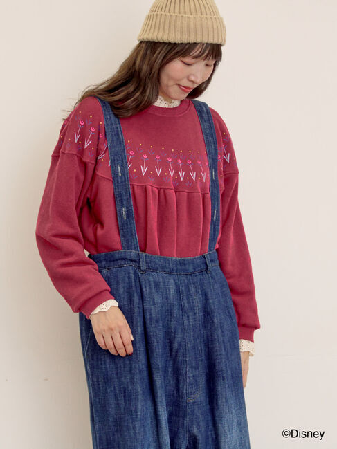 Samansa Mos2「【Disney】アナと雪の女王/柄プリントスウェット」|Tシャツ・カットソー|