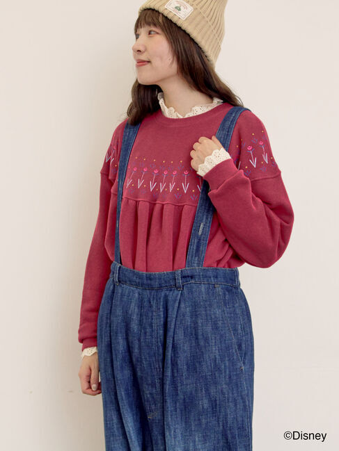 Samansa Mos2「【Disney】アナと雪の女王/柄プリントスウェット」|Tシャツ・カットソー|