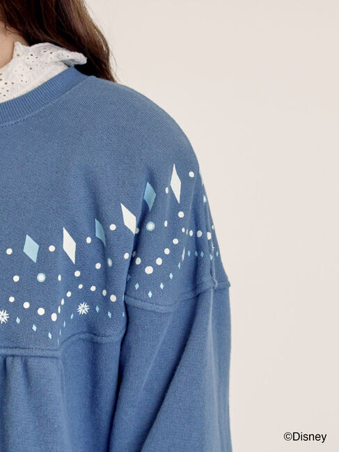 Samansa Mos2「【Disney】アナと雪の女王/柄プリントスウェット」|Tシャツ・カットソー|