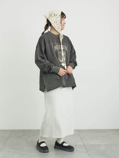 Samansa Mos2「裏毛スカート」|スカート|