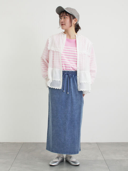 Samansa Mos2「裏毛スカート」|スカート|