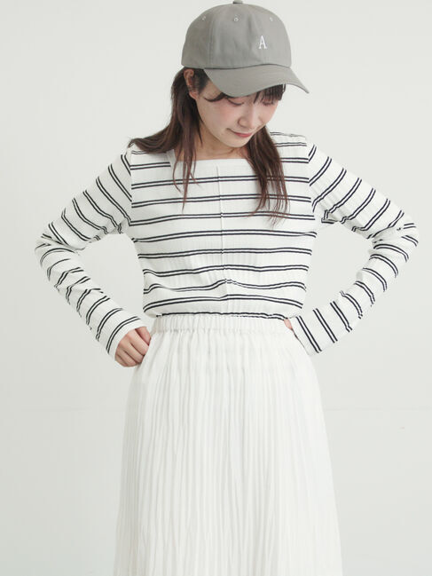 Samansa Mos2「前後2WAY柄アソートカットソー」|Tシャツ・カットソー|