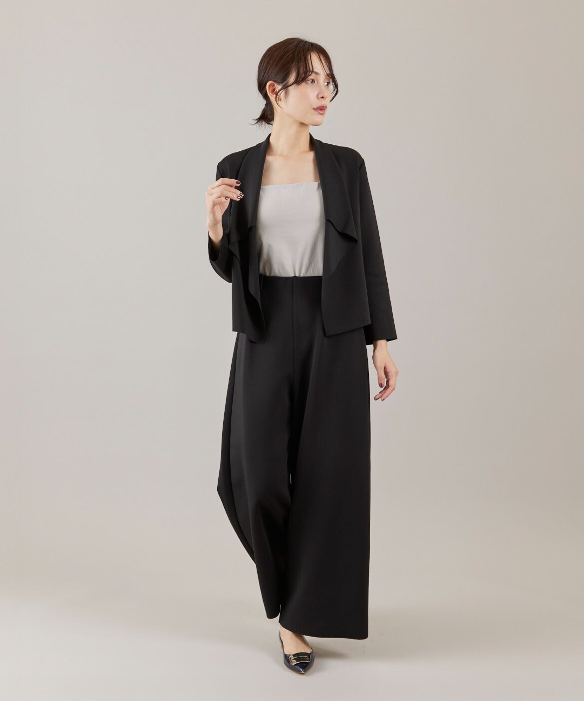 ef-de Black「ダンボールニットワイドパンツ」|その他|