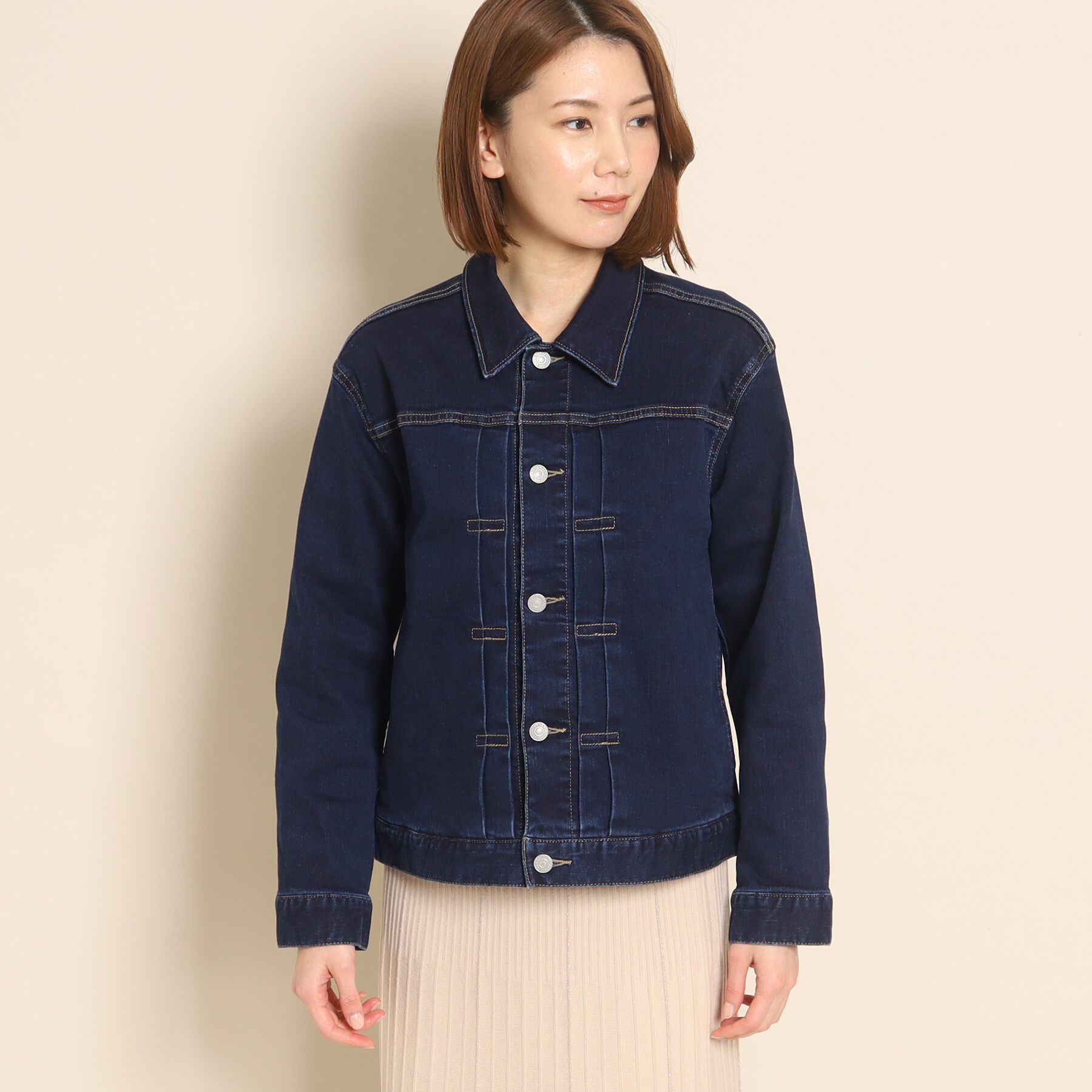 COUP DE CHANCE「【洗える】デニムジャケット」|デニムジャケット|