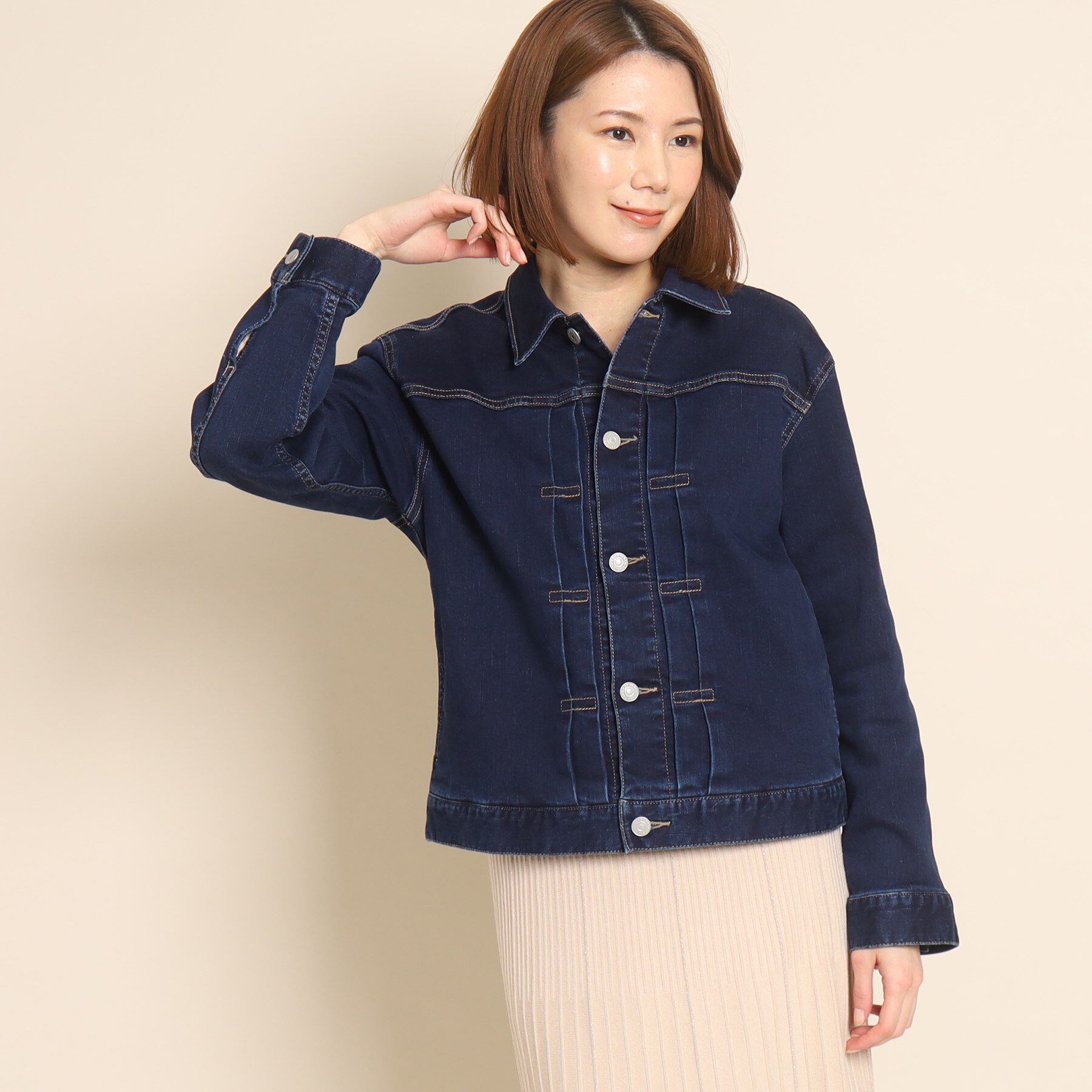 COUP DE CHANCE「【洗える】デニムジャケット」|デニムジャケット|