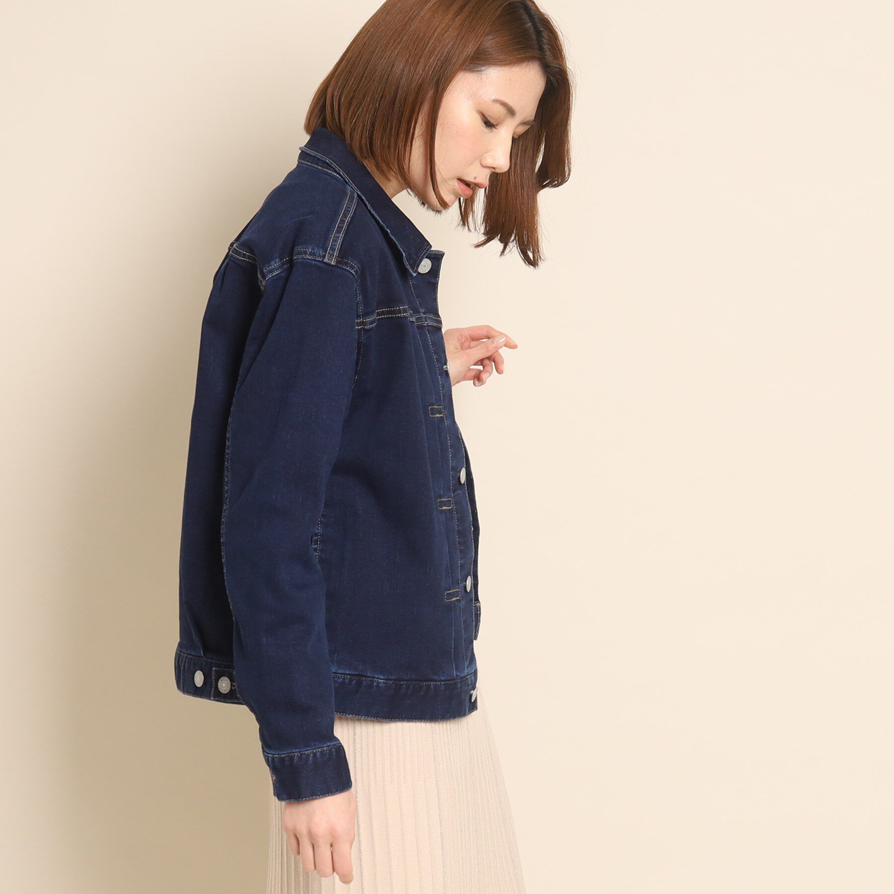 COUP DE CHANCE「【洗える】デニムジャケット」|デニムジャケット|