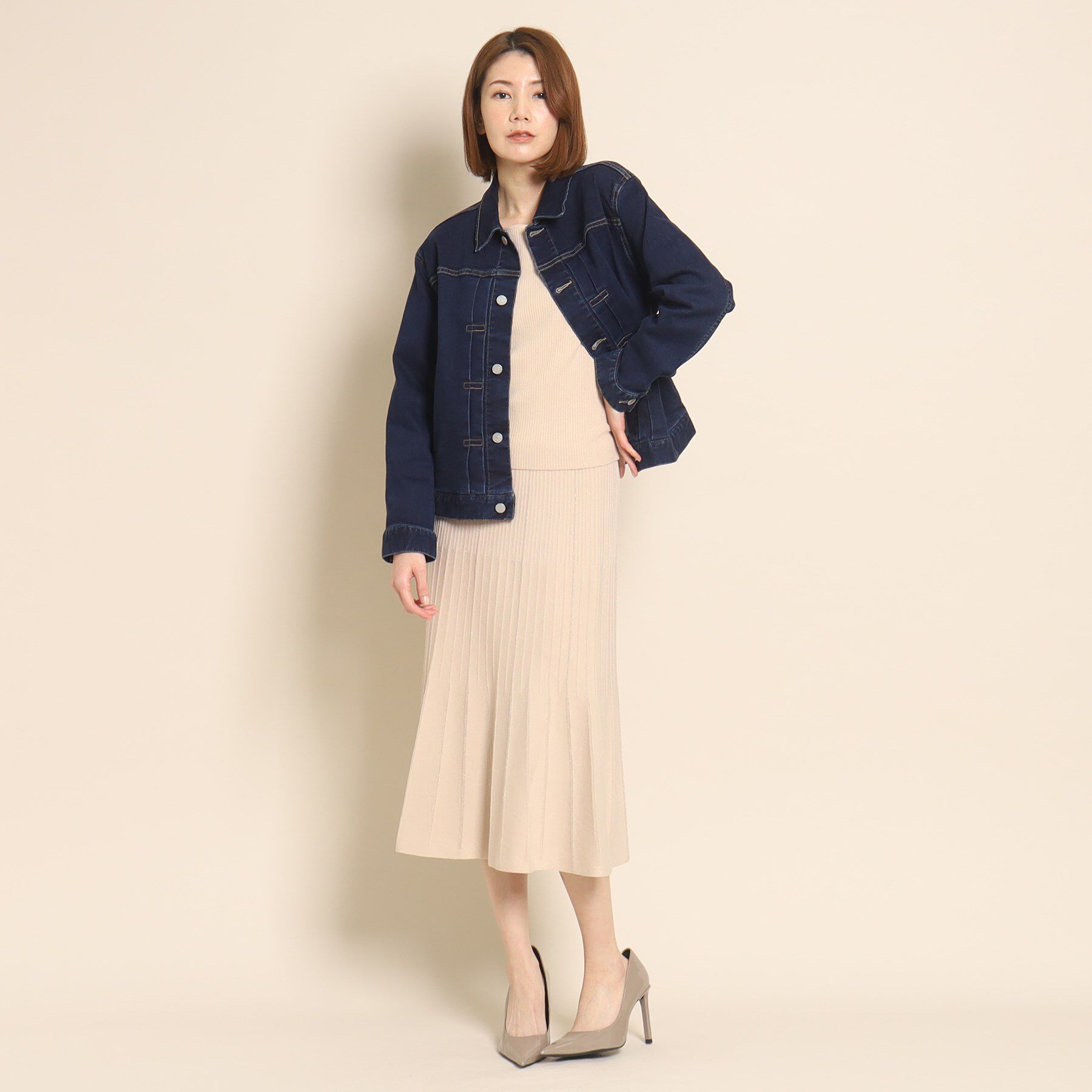 COUP DE CHANCE「【洗える】デニムジャケット」|デニムジャケット|