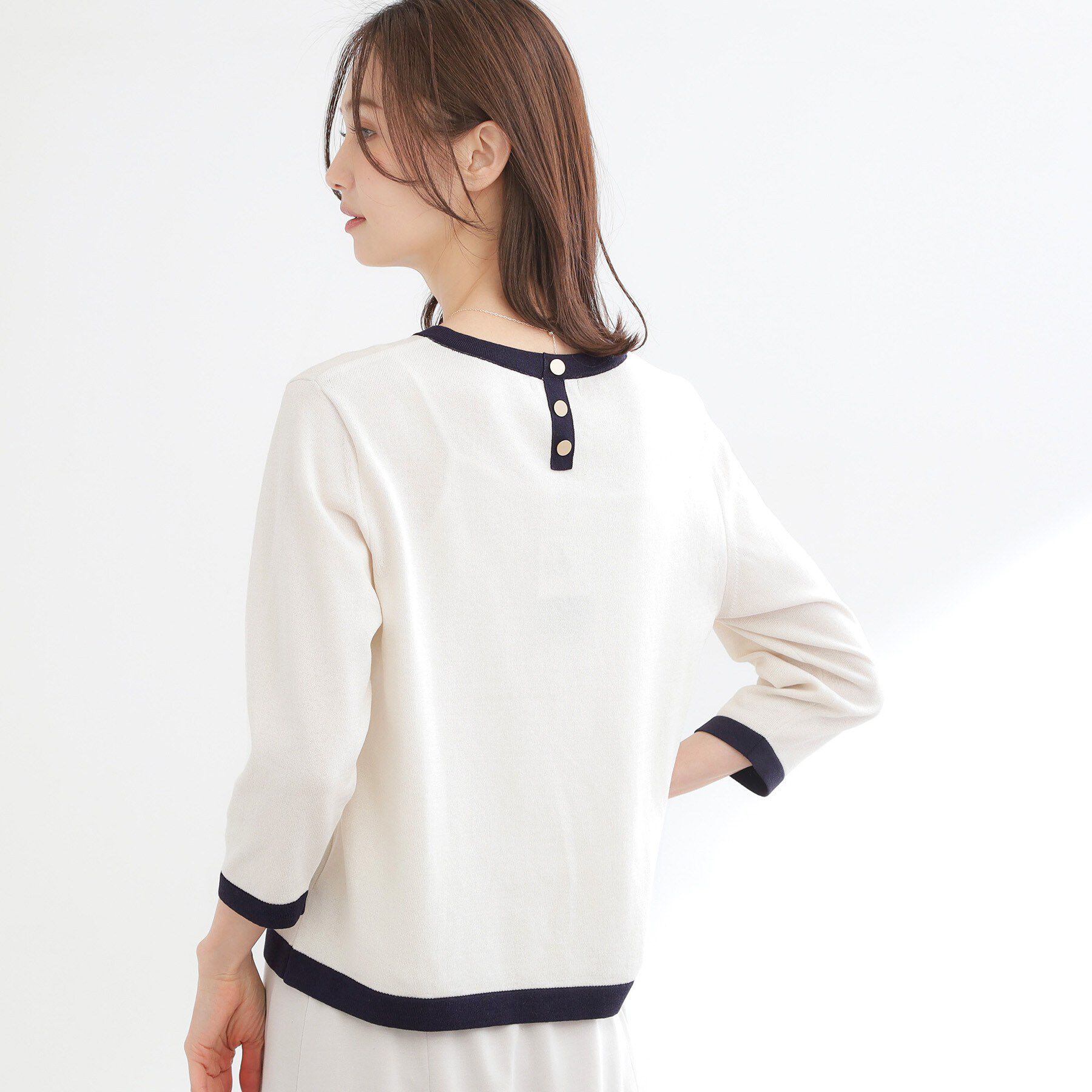 Reflect「【アンサンブル可】バイカラーニット」|ニット・セーター|