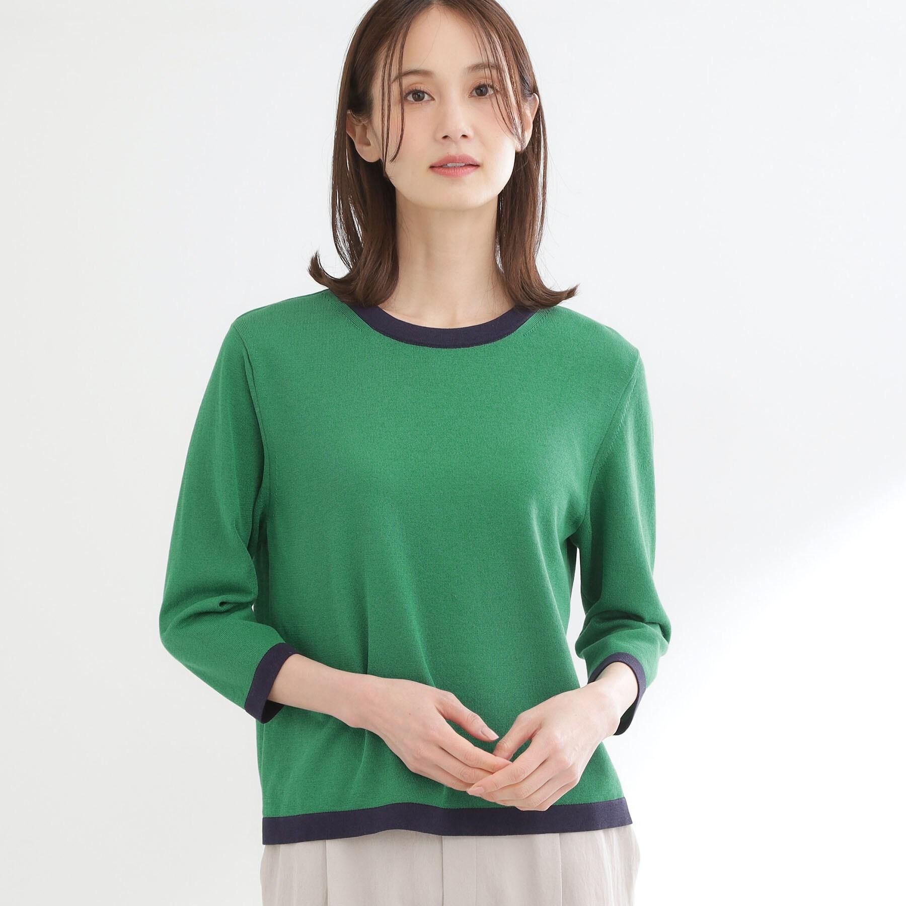 Reflect「【アンサンブル可】バイカラーニット」|ニット・セーター|