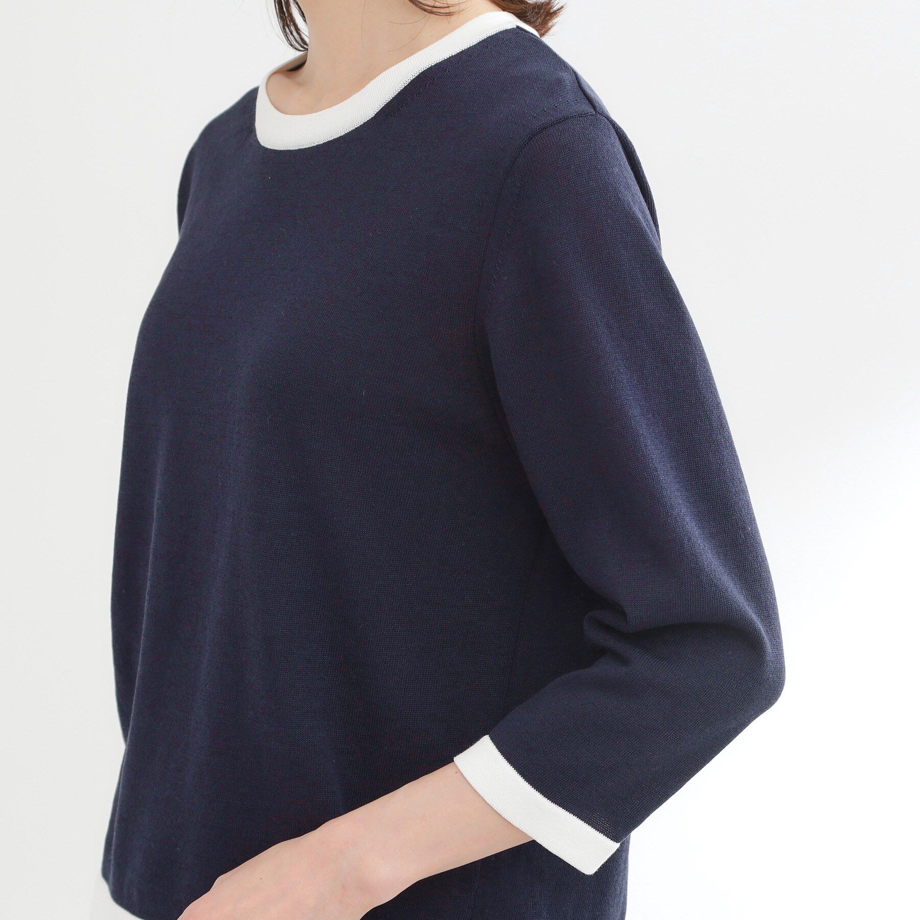 Reflect「【アンサンブル可】バイカラーニット」|ニット・セーター|