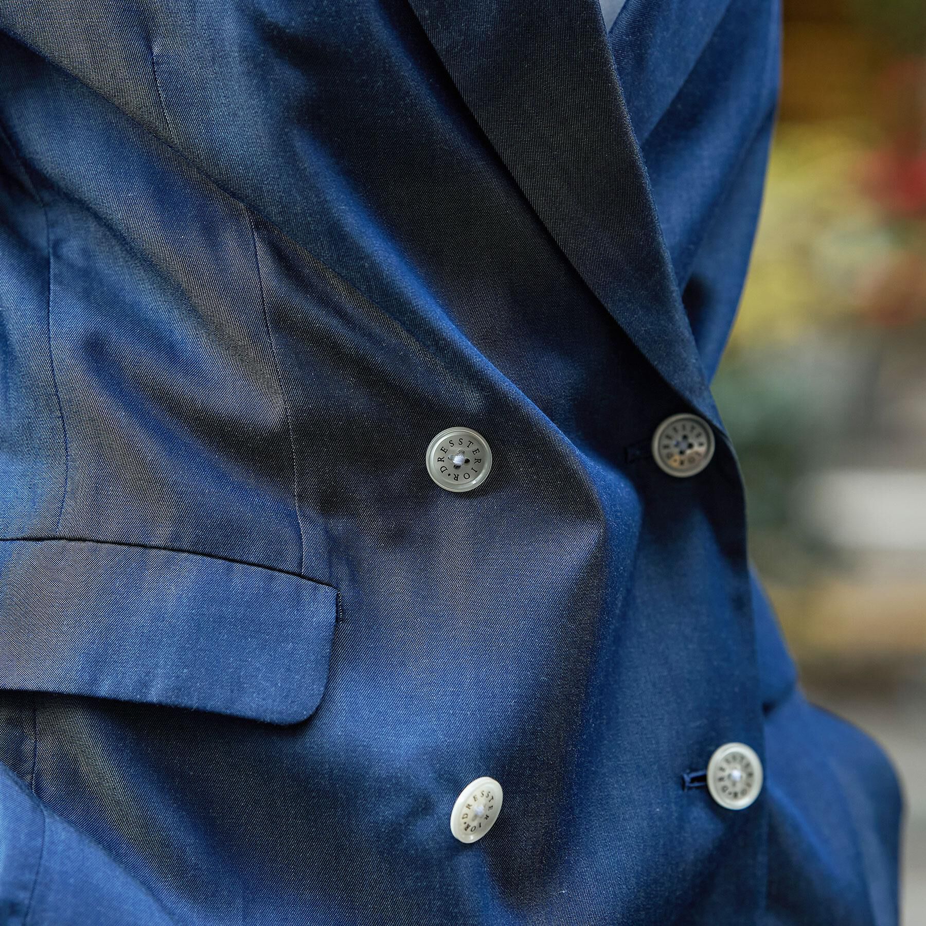 DRESSTERIOR「テンセルデニムダブルジャケット」|テーラードジャケット|