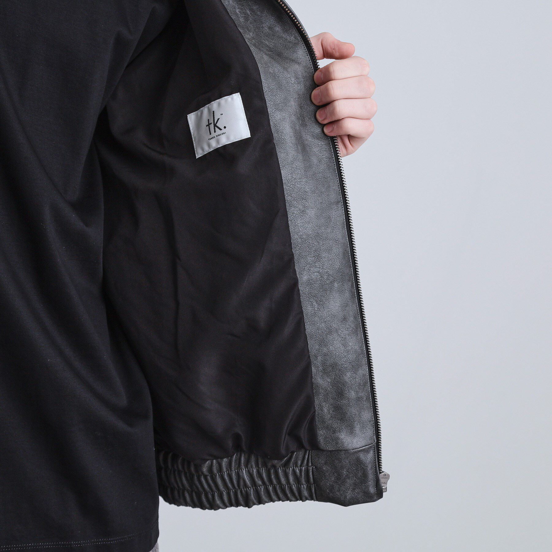 tk.TAKEO KIKUCHI「ヴィンテージライクドロップショルダージップブルゾン」|ブルゾン・スタジャン|