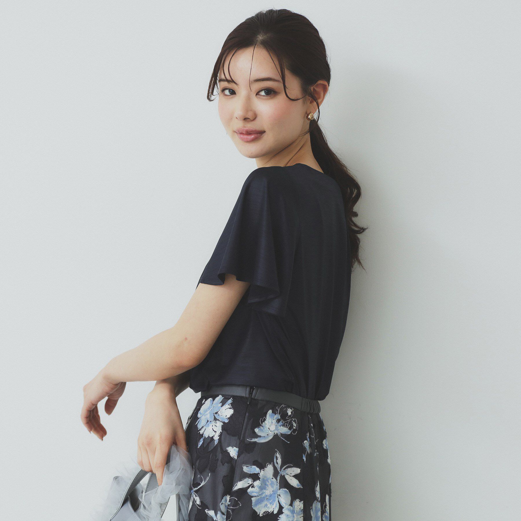 index「ビジュースリットフリルスリーブトップス【洗濯機洗い可】」|Tシャツ・カットソー|