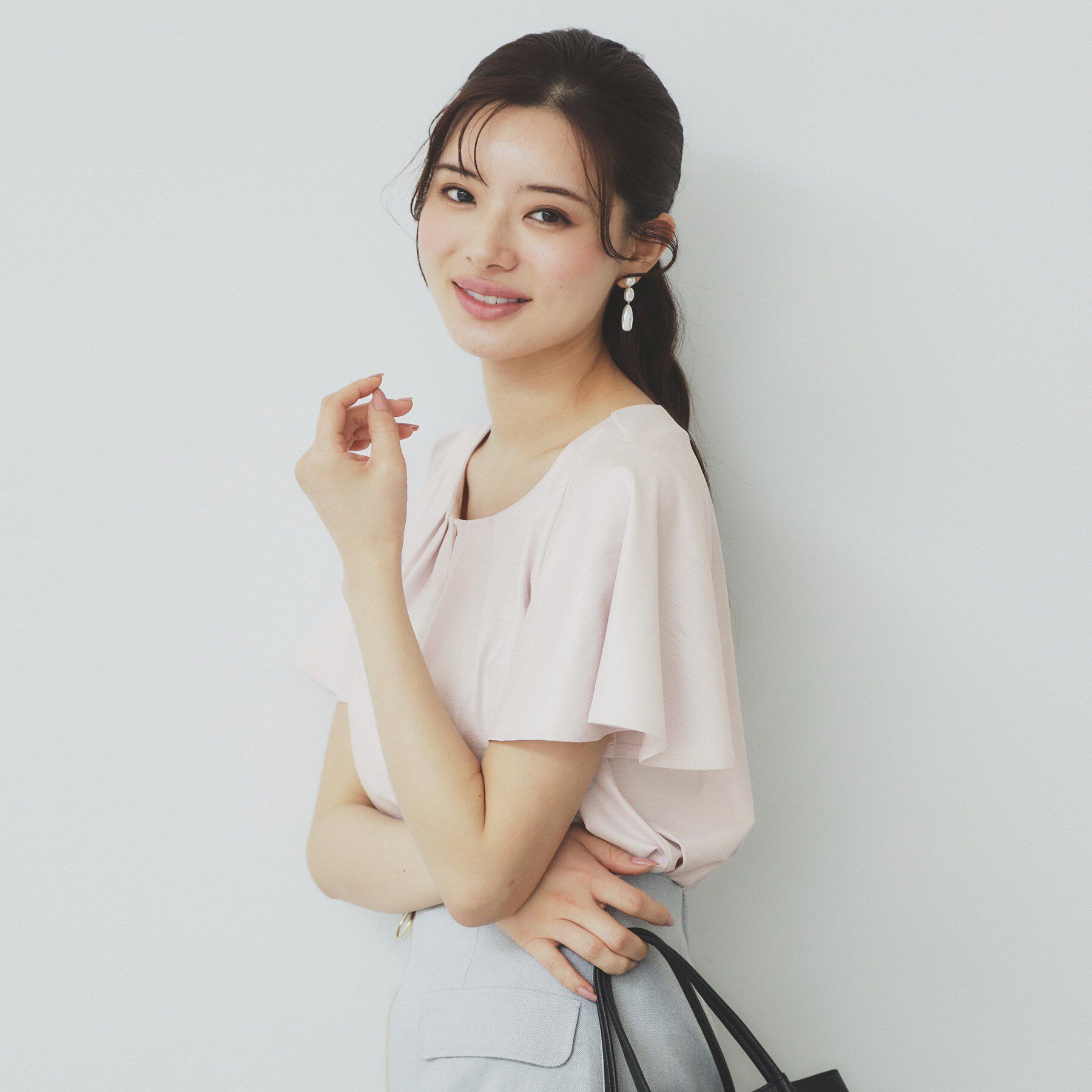 index「ビジュースリットフリルスリーブトップス【洗濯機洗い可】」|Tシャツ・カットソー|