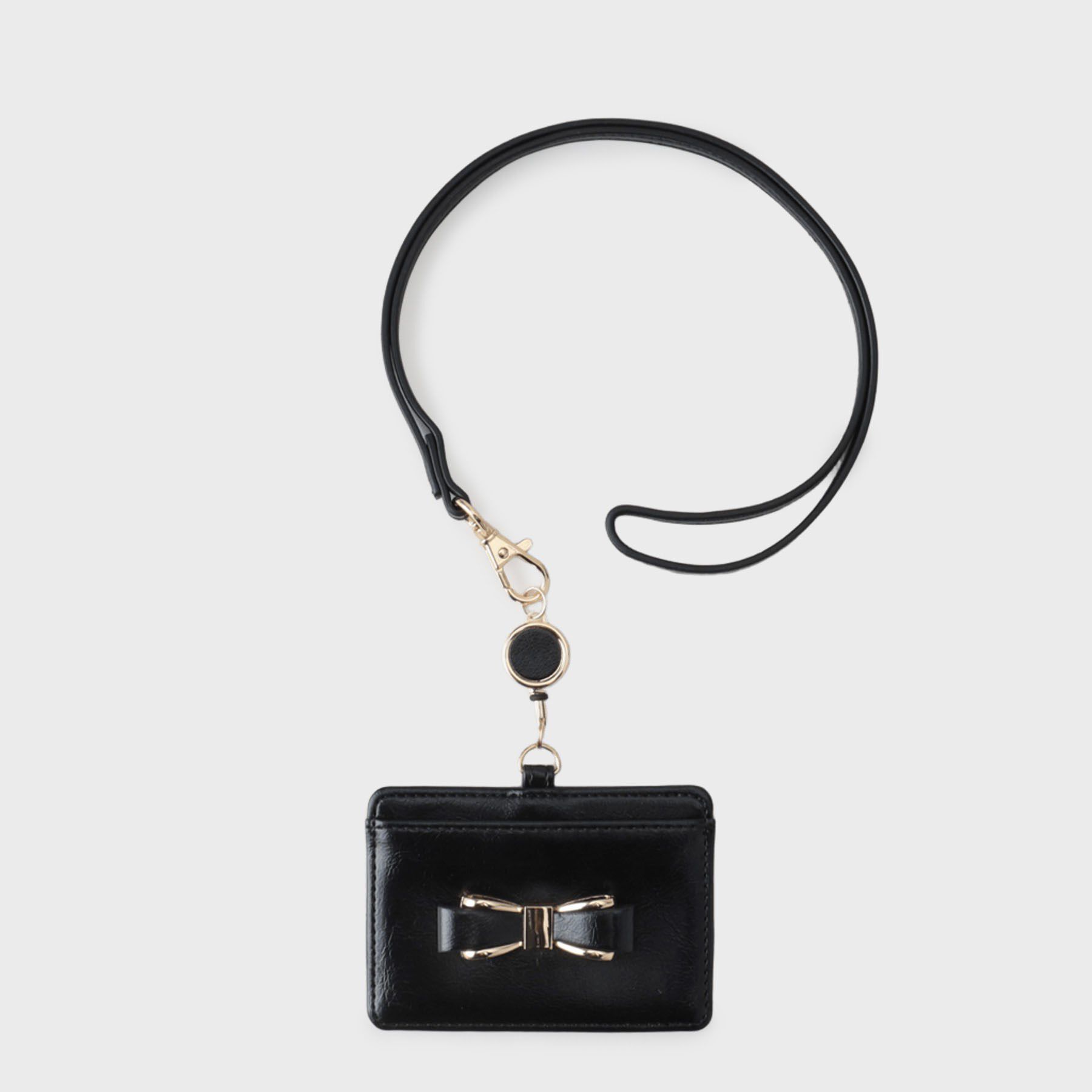 index「リボンモチーフリール付きパスケース」|その他|ブラック(019)