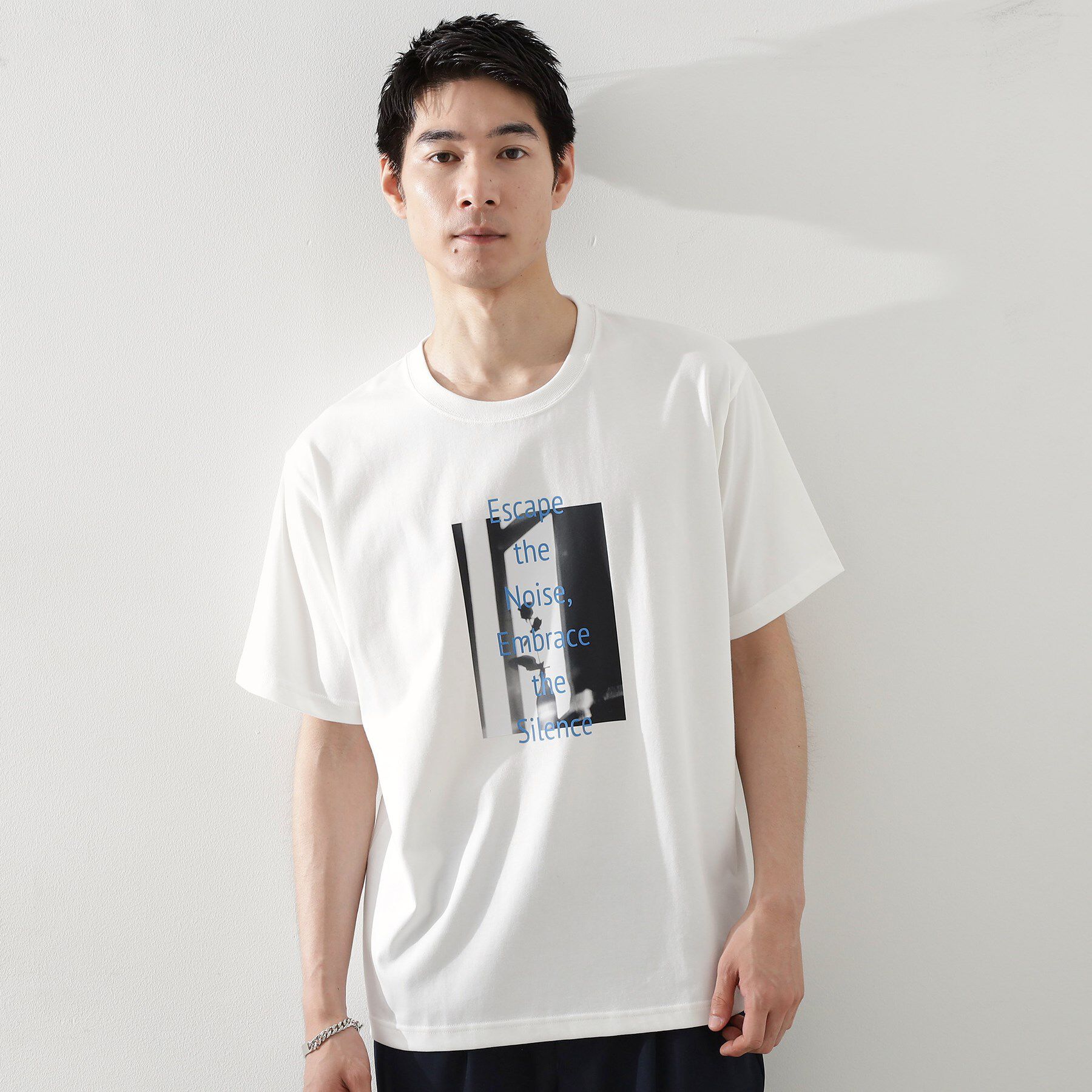 THE SHOP TK「リサイクルアート半袖Tシャツ【接触冷感/洗濯機OK】」|Tシャツ・カットソー|