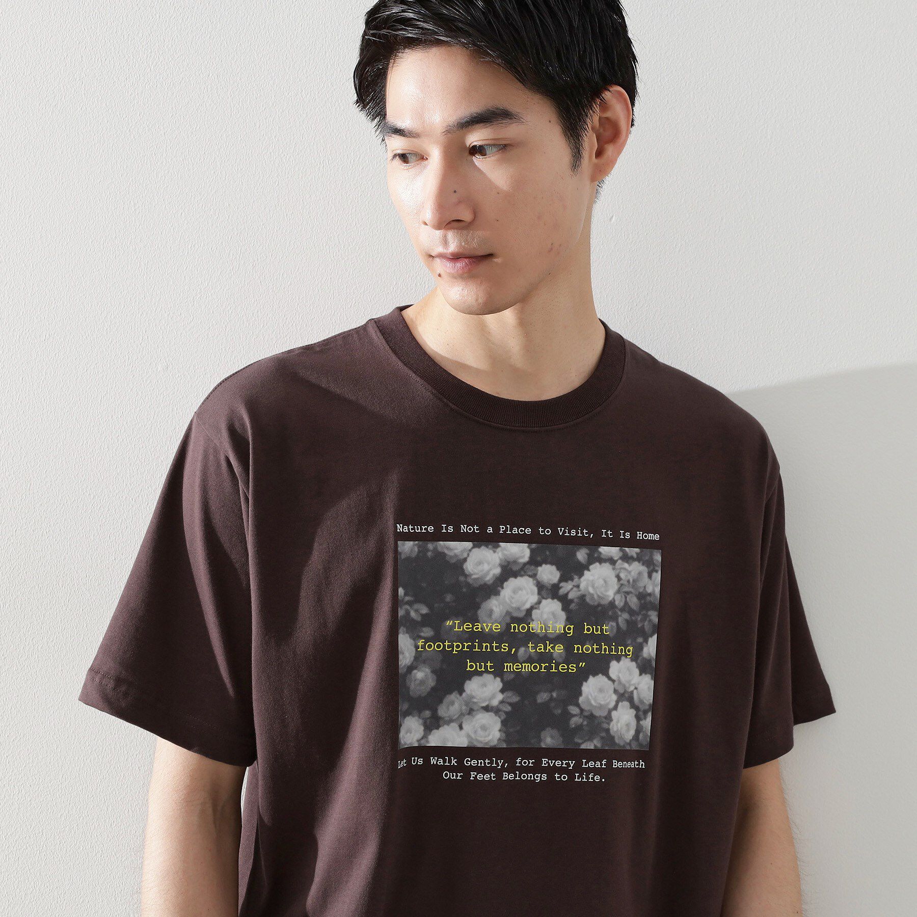 THE SHOP TK「リサイクルアート半袖Tシャツ【接触冷感/洗濯機OK】」|Tシャツ・カットソー|