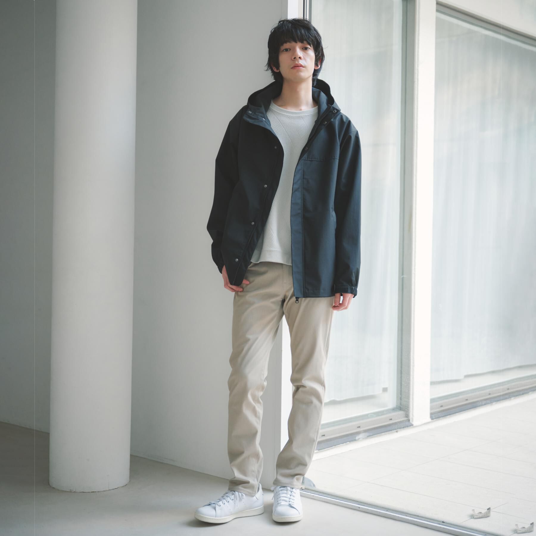 THE SHOP TK「【季節の変わり目に最適】ナイロンマウンテンパーカ  防風/洗濯機OK」|ブルゾン・スタジャン|