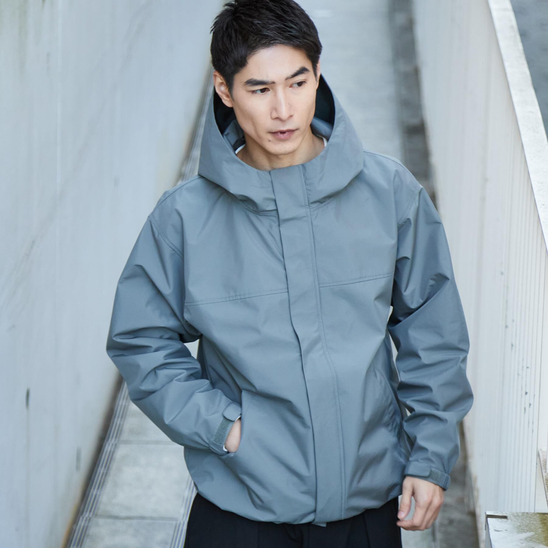 THE SHOP TK「【季節の変わり目に最適】ナイロンマウンテンパーカ  防風/洗濯機OK」|ブルゾン・スタジャン|