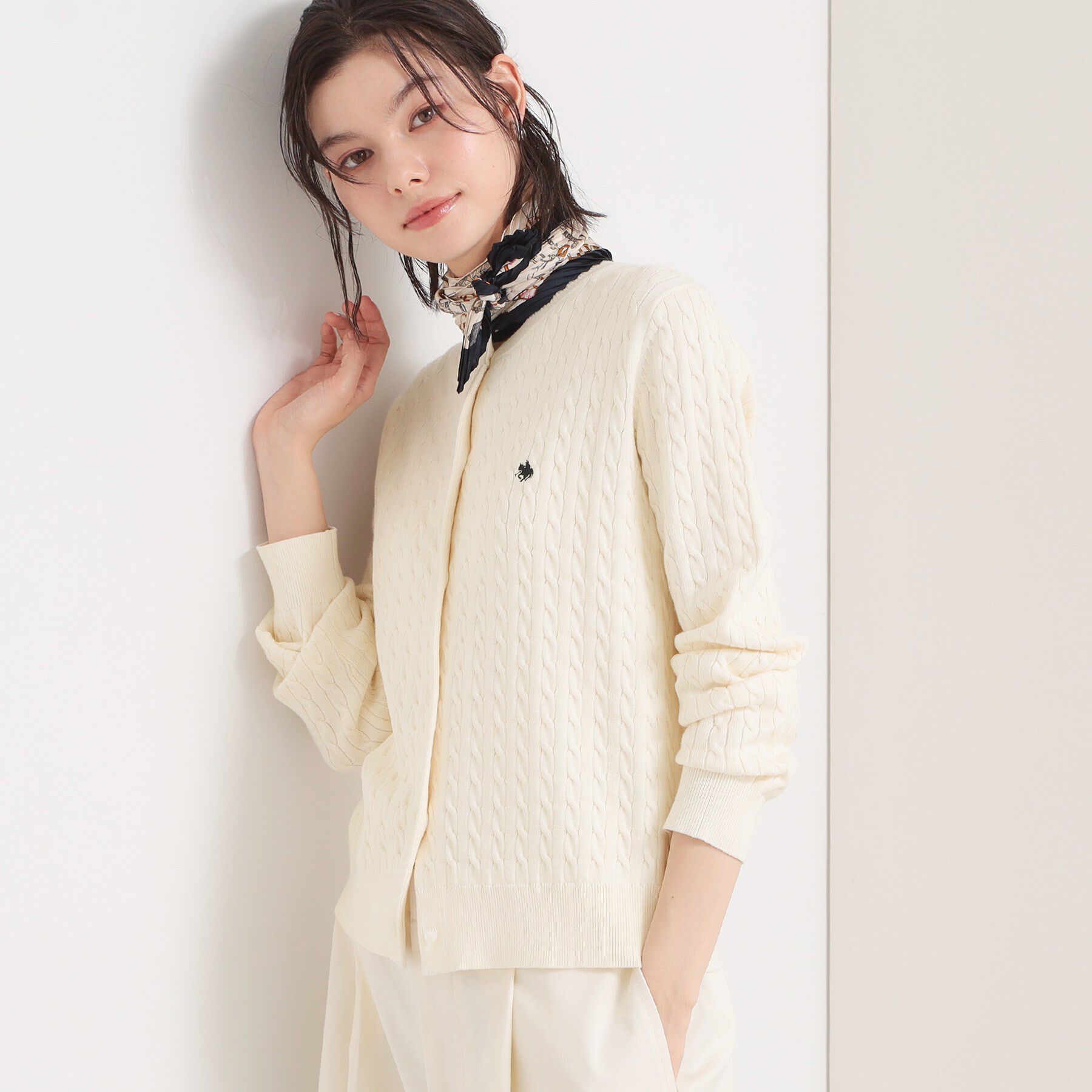 THE SHOP TK「【POLO BCS 別注】ケーブルカーディガン」|カーディガン|