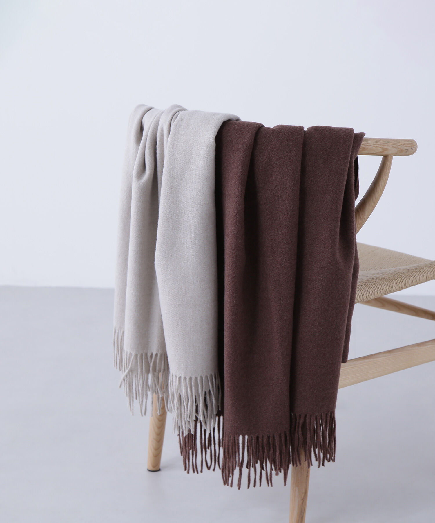  「ウインターライトストール」|マフラー|ココア1