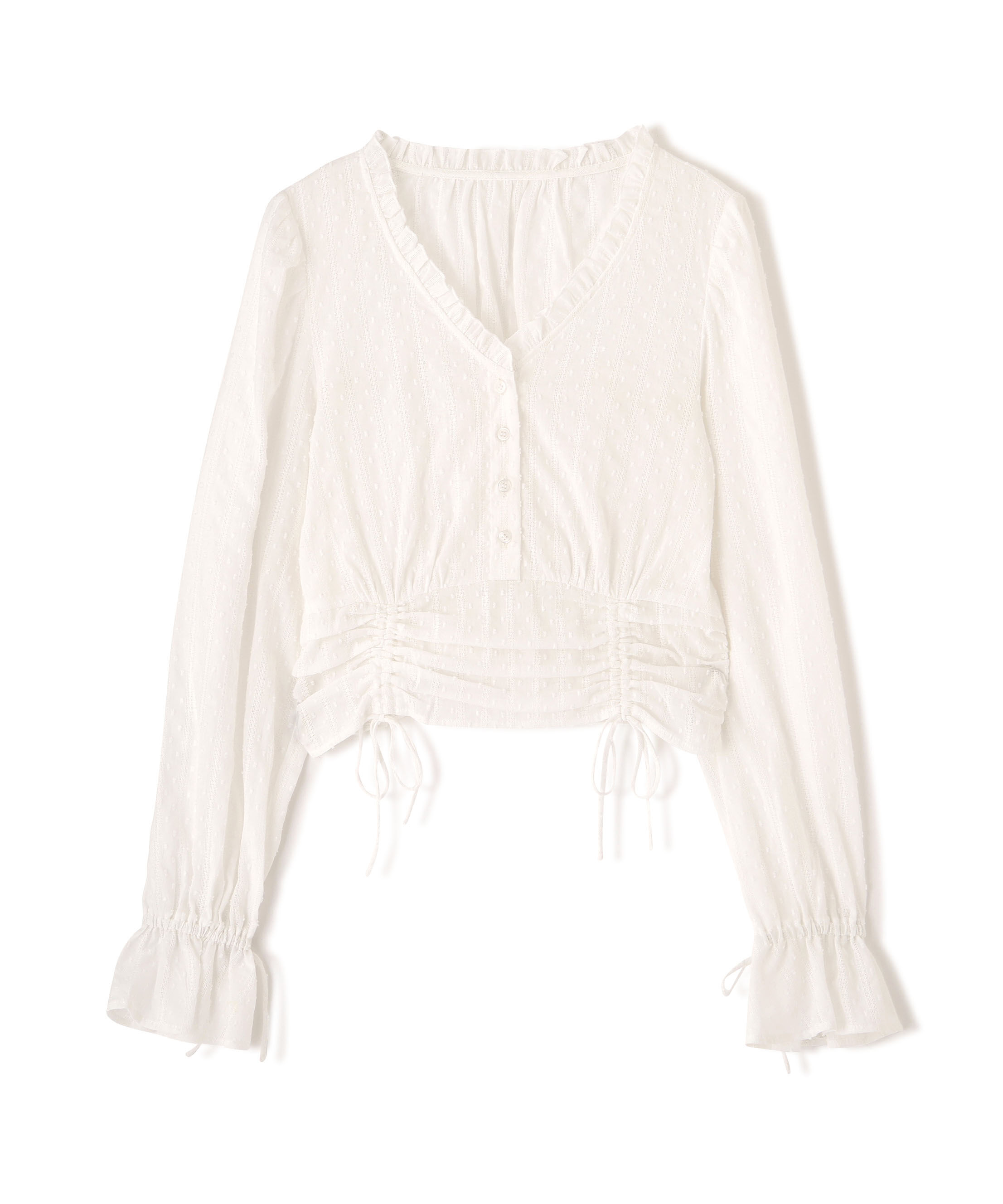  「ドビーストライプブラウス」|シャツ・ブラウス|