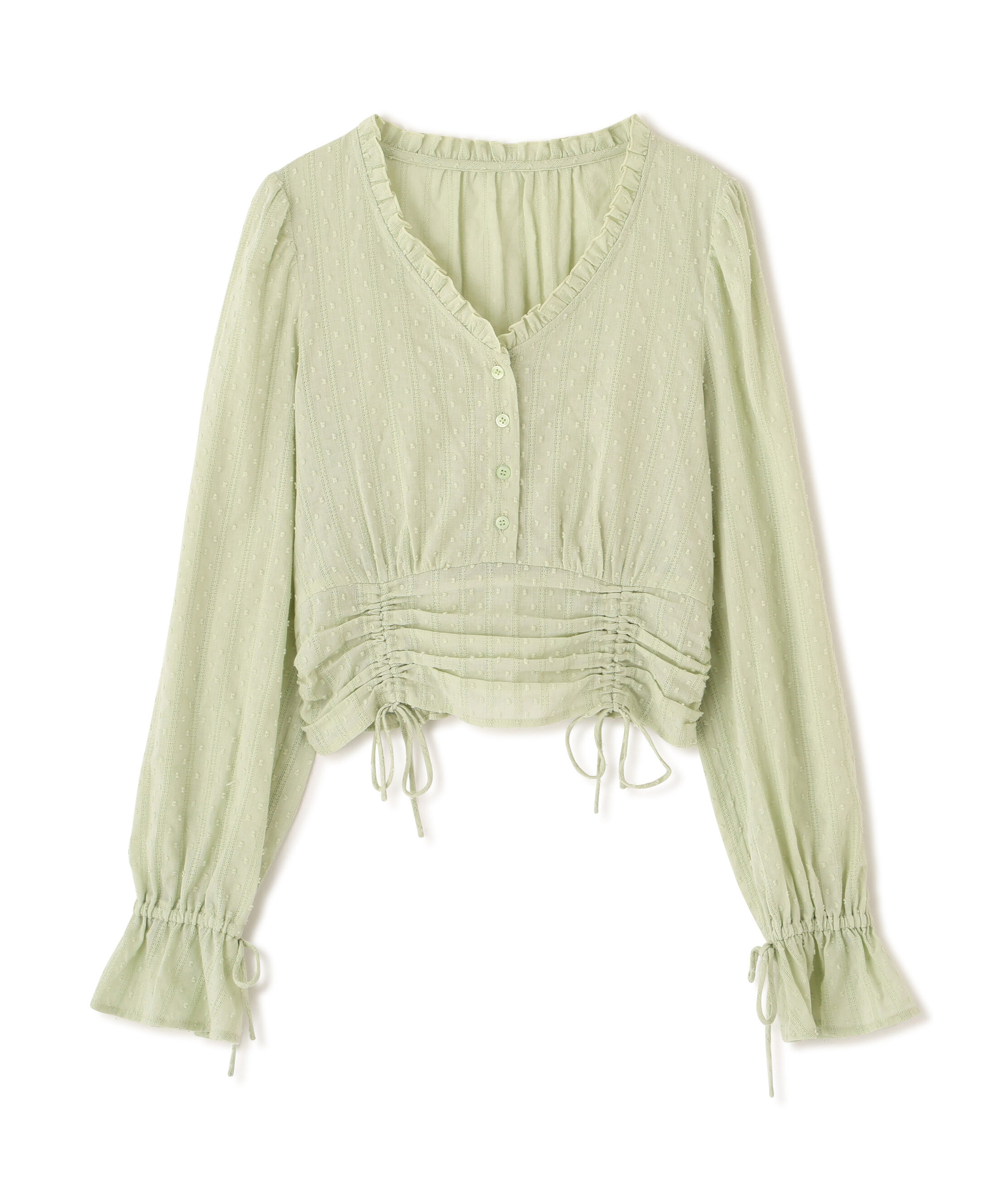  「ドビーストライプブラウス」|シャツ・ブラウス|