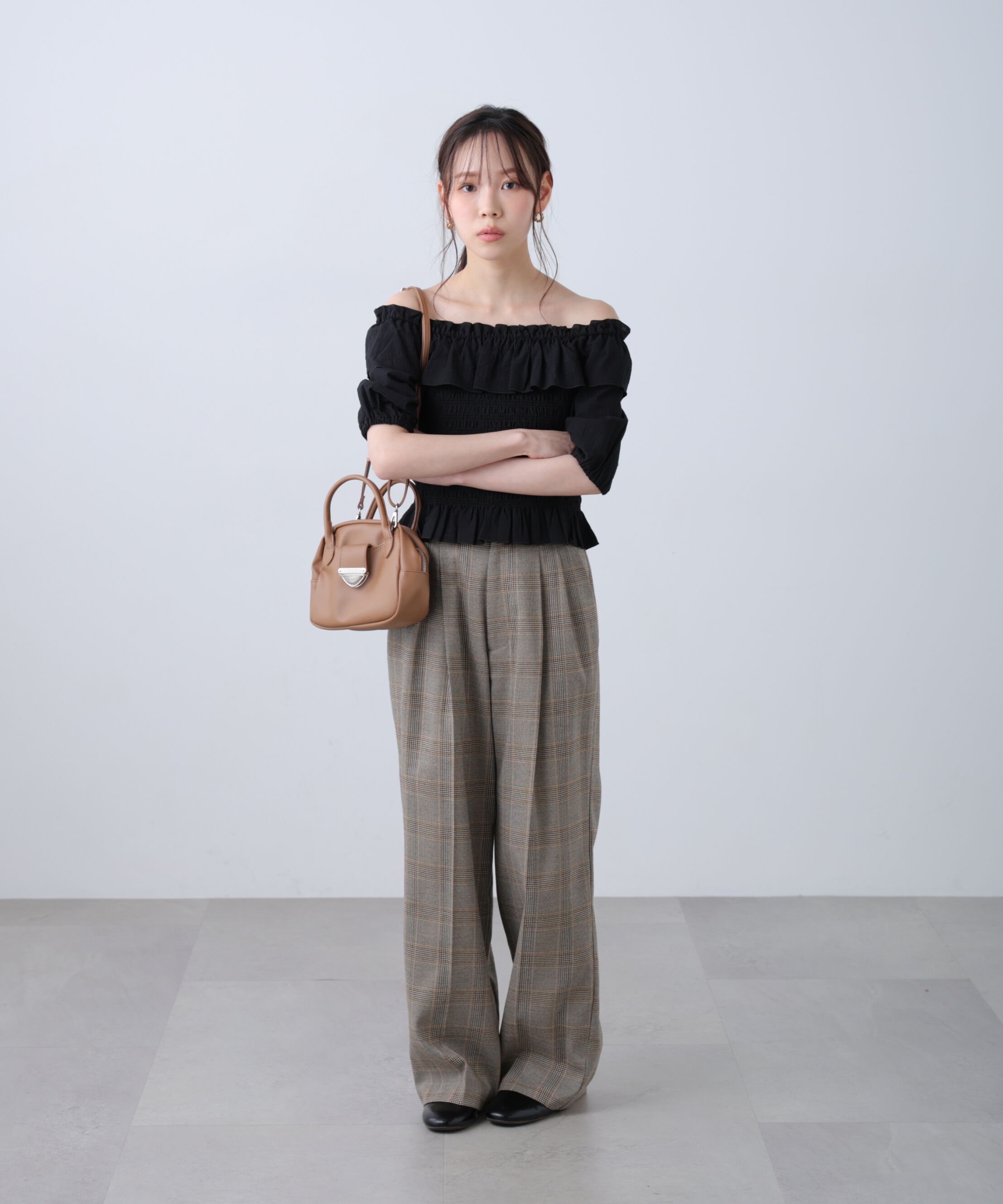  「2wayオフショルペプラムブラウス」|シャツ・ブラウス|