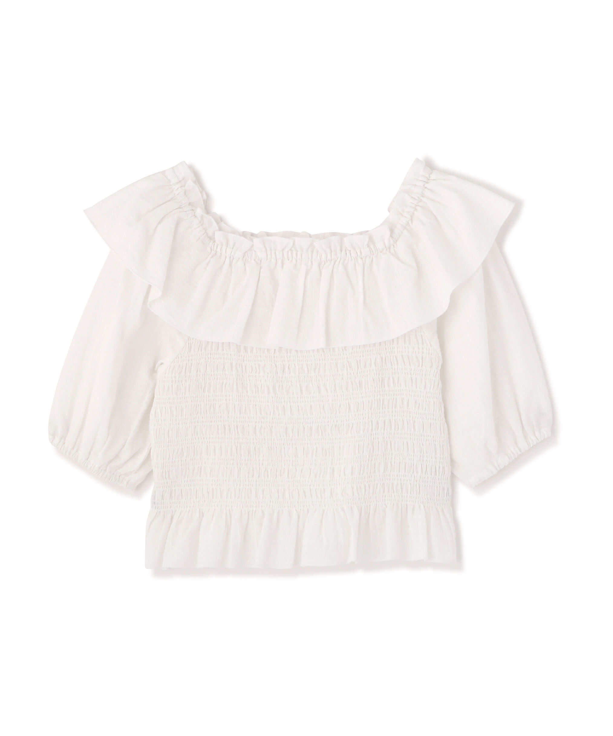  「2wayオフショルペプラムブラウス」|シャツ・ブラウス|