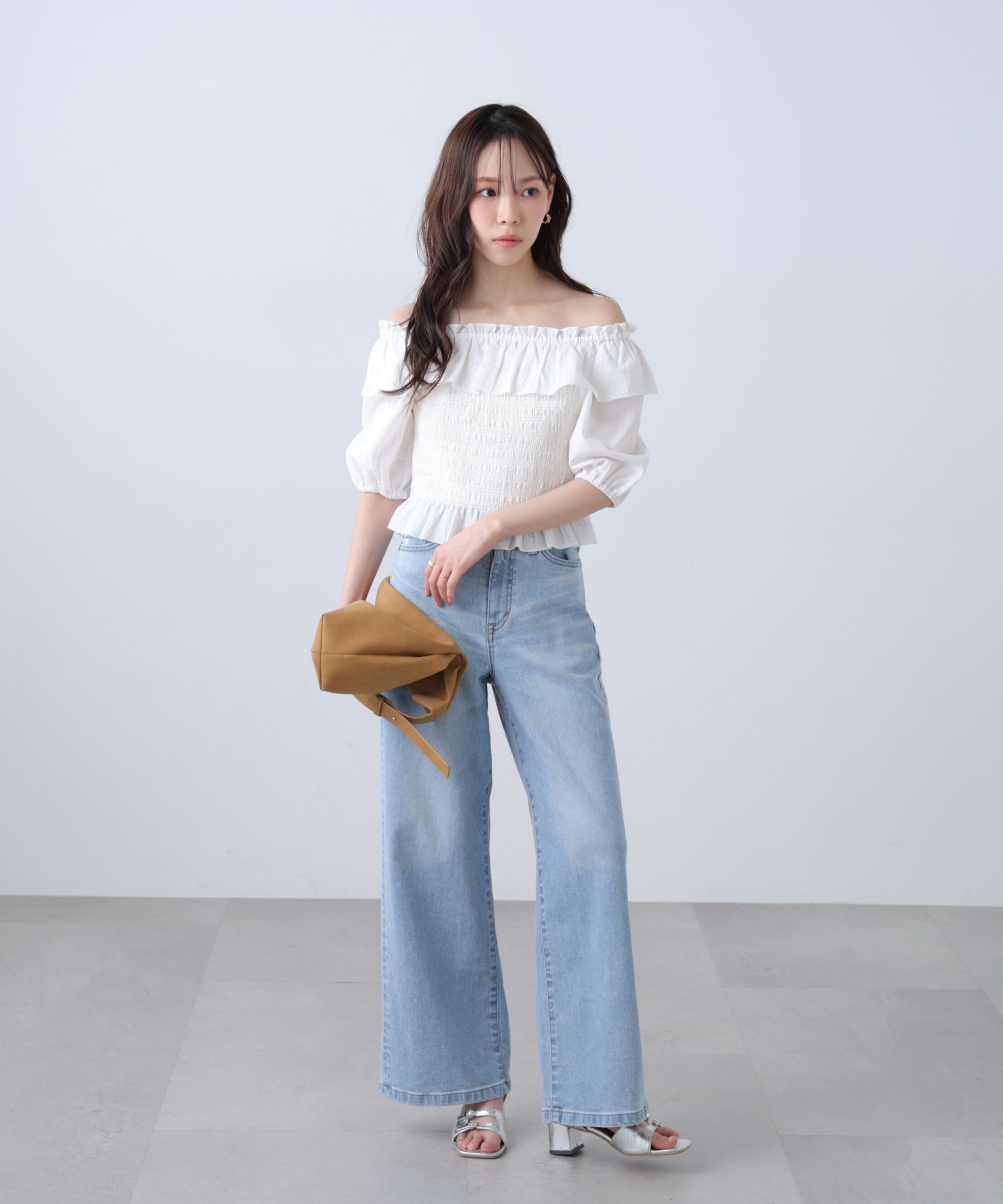  「2wayオフショルペプラムブラウス」|シャツ・ブラウス|