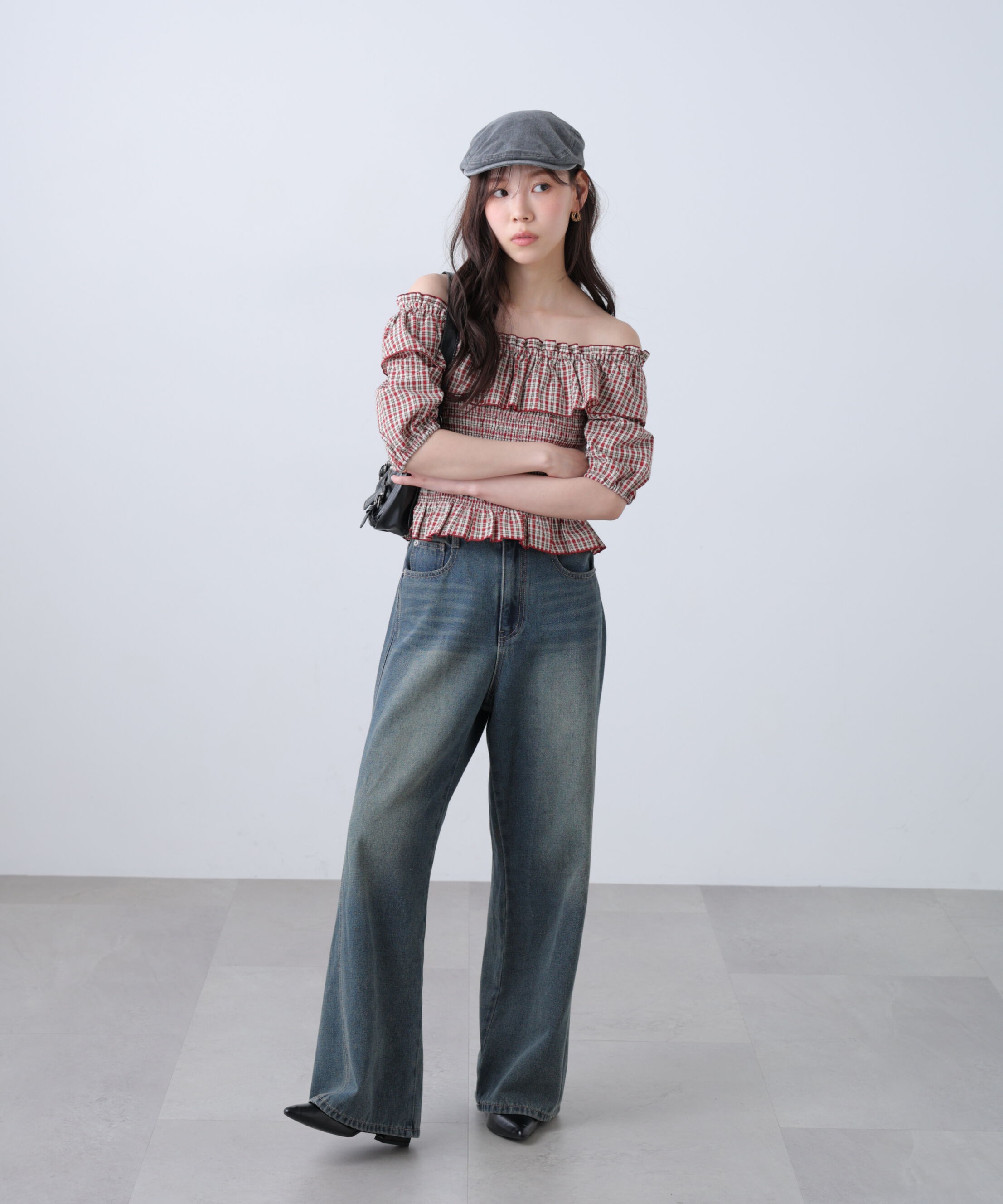  「2wayオフショルペプラムブラウス」|シャツ・ブラウス|