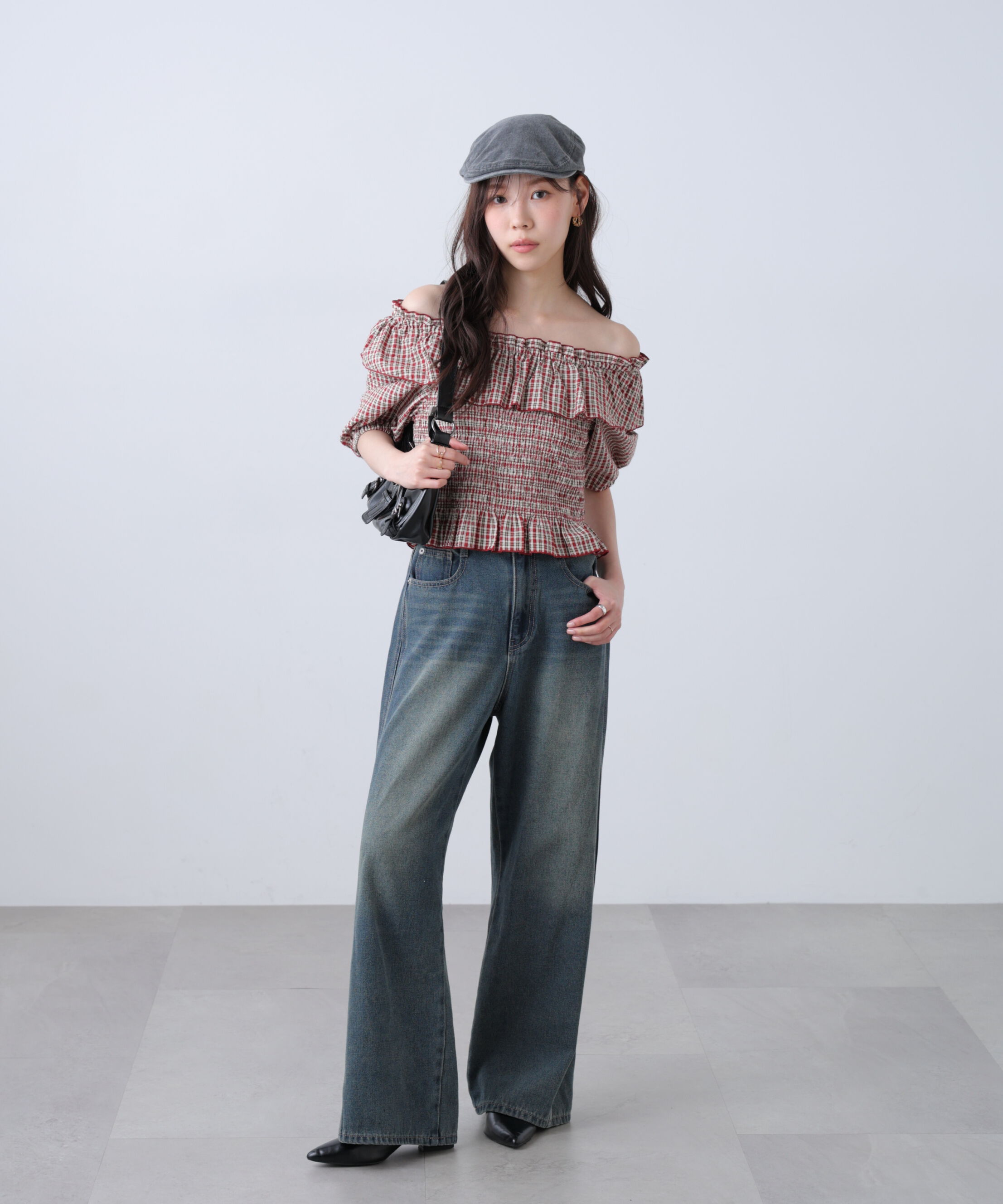  「2wayオフショルペプラムブラウス」|シャツ・ブラウス|